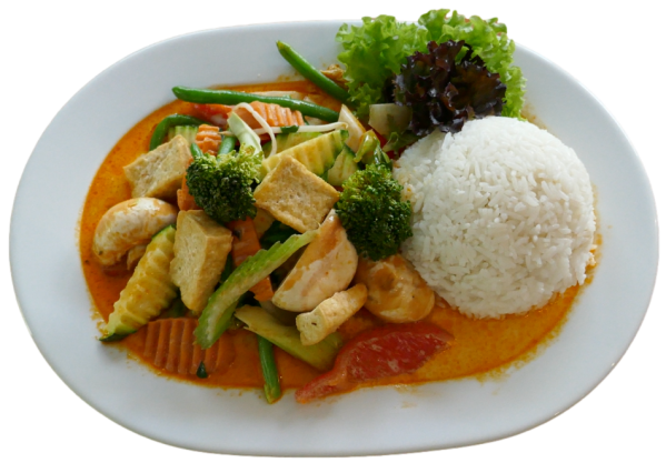 Tofu cà ri (scharf & vegetarisch)